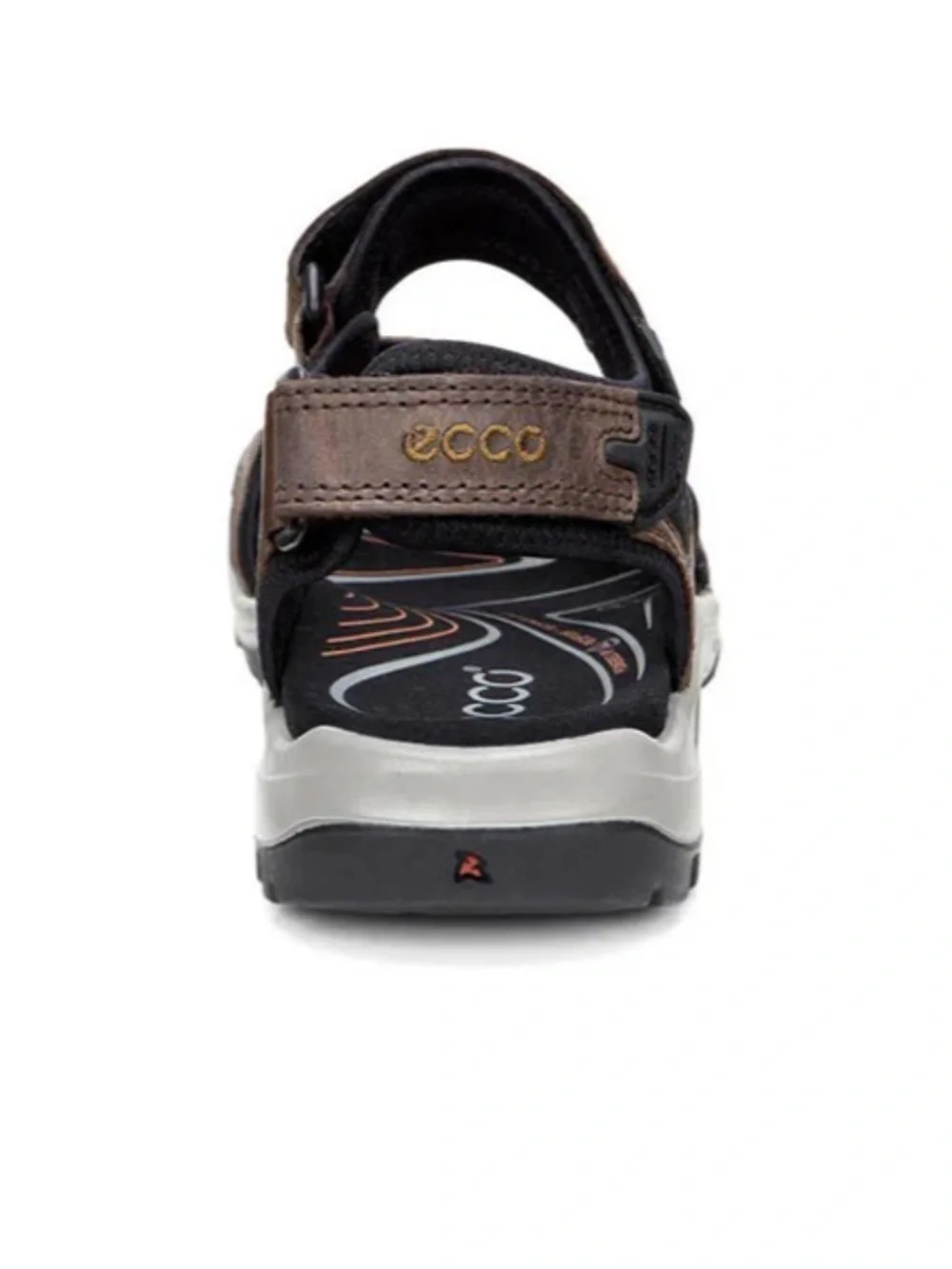 ECCO Mens Yucatan Leather Strap Sport Sandals, Brown, Sz 42 (9.5)